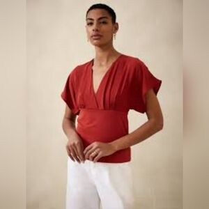 Banana Republic* Tie-Back Top* Rust* Sz M